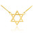 14K Gold Star of David Necklace