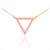14K Polished Rose Gold Triangle Necklace