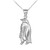 Sterling Silver Penguin Pendant Necklace