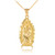 Gold Blessed Virgin Mary Pendant Necklace