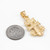 Gold Caravaca Crucifix Cross Charm Pendant Necklace