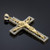 Gold CZ Crucifix Pendant