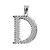 Initial D Silver Charm Pendant