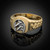 Men's Gold Lucky Horseshoe Ring