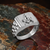 Sterling Silver Masonic Mens Ring