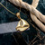 Polished Gold Sail Boat Pendant Necklace