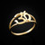 Gold Om Symbol Dainty Yoga Ring