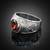 Silver Masonic Men's Birthstone CZ Ring