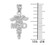 Silver Medical Doctor MD Caduceus Charm Pendant Necklace