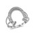 White Gold Diamond Horseshoe ring