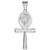 Sterling Silver Ankh Cross Tree of Life Pendant Necklace