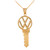 Gold VW Volkswagen Necklace