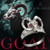 Sterling Silver Goat Red Marquise CZ Ram Head Textured Ring