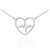 Sterling Silver Heart beat Pulse Necklace
