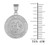 Sterling Silver US Marine Corps Coin Pendant
