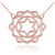 14K Rose Gold Anahata Love Chakra Yoga Necklace