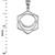 White Gold Svadhishthana Chakra Pendant Necklace