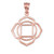 Rose Gold Muladhara Chakra Yoga Pendant Necklace