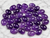 Sterling Silver Jerusalem Cross Amethyst Cabochon Statement Ring