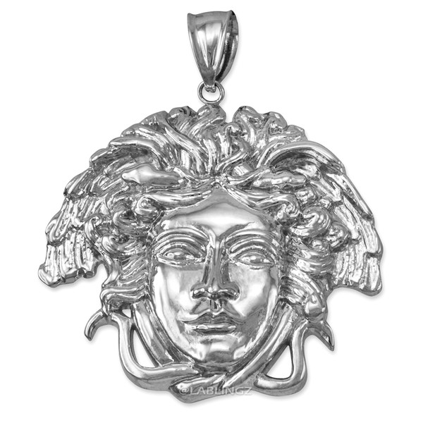 Sterling Silver Medusa Pendant (S/M/L)