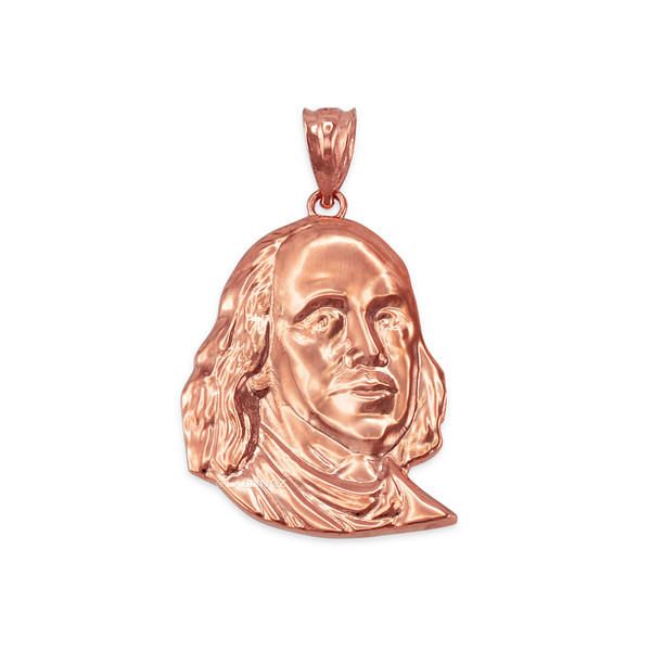 Rose Gold Benjamin Franklin Pendant (S/M/L)
