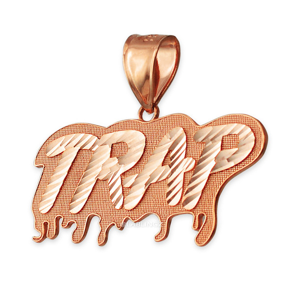 Rose Gold TRAP Dripping DC Pendant