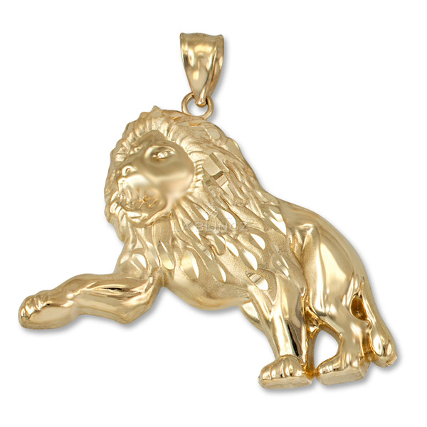 Gold Lion pendant