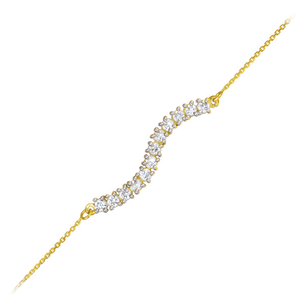14k Gold DIamond Journey Bracelet