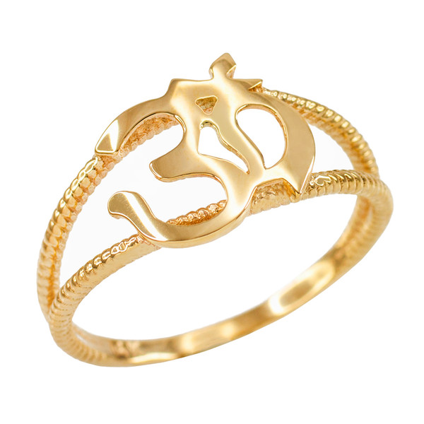 Gold Om Ring