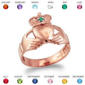 Rose Gold Claddagh Ring