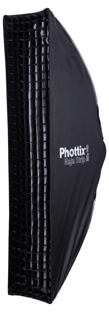Phottix Raja Quick-Folding Strip Softbox 12x55in (30x140cm) (Open Box)