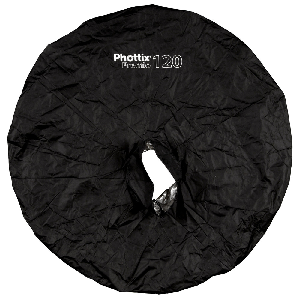 Phottix Premio Shoot-Through Umbrella with Black Backing (120cm/47")