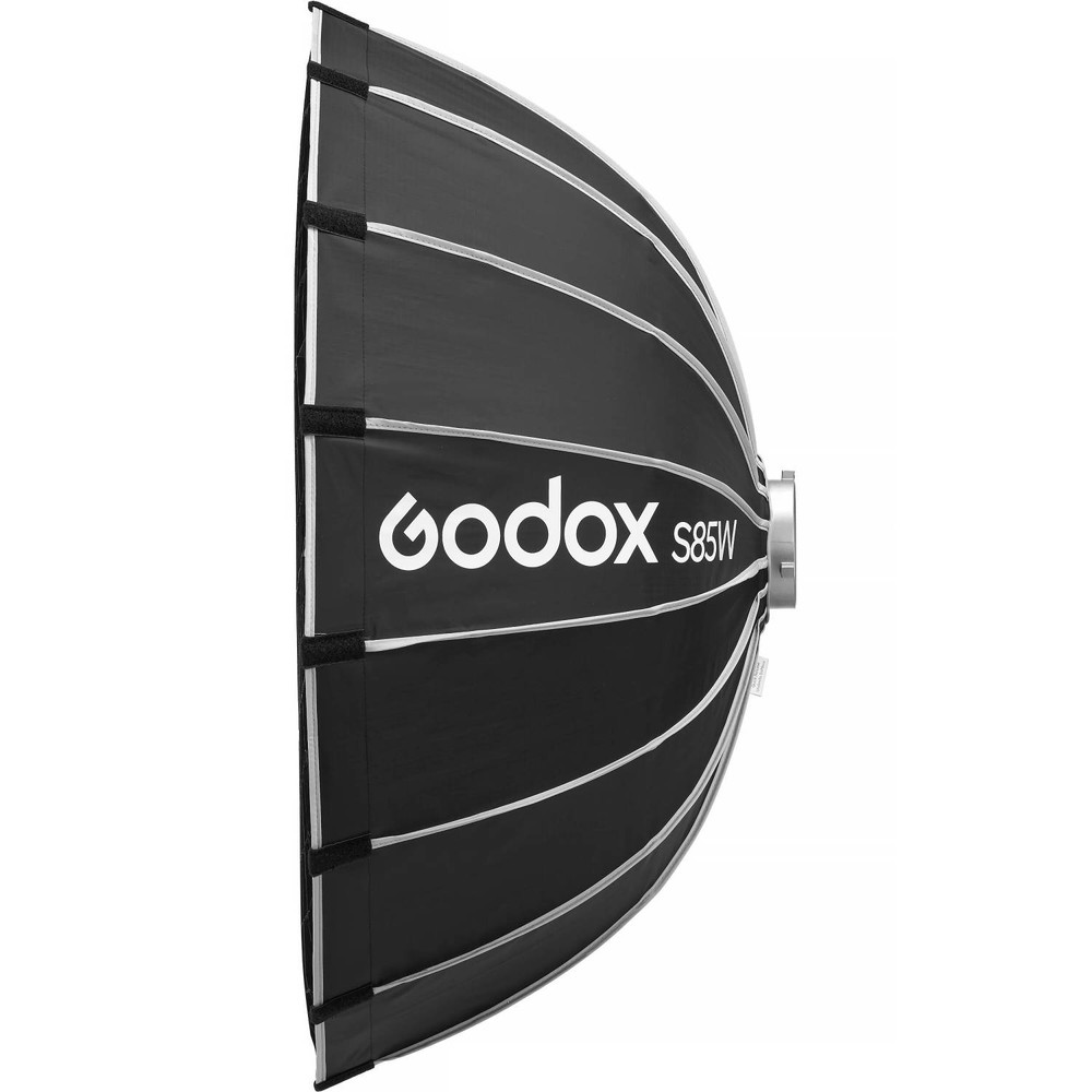 Godox Bowens Mount Umbrella-Style Easy Lock Softbox (Black/White, 33.5")