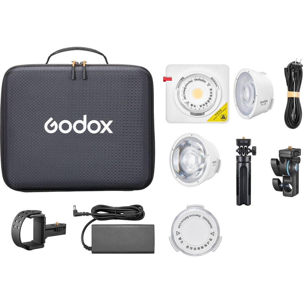 Godox ML100Bi Bi-Color Portable LED Light Kit (36 Lens & Battery Grip)
