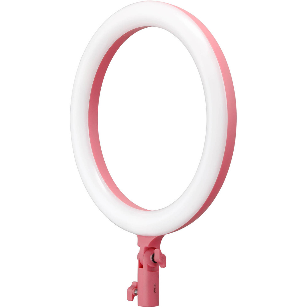 Godox LR160 Bi-Color LED Ring Light (Pink)