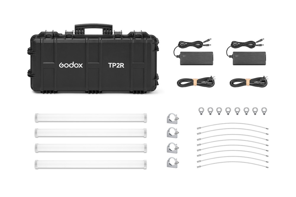 Godox KNOWLED TP2R Pixel RGB LED Tube Light (2', 4-Light Kit)