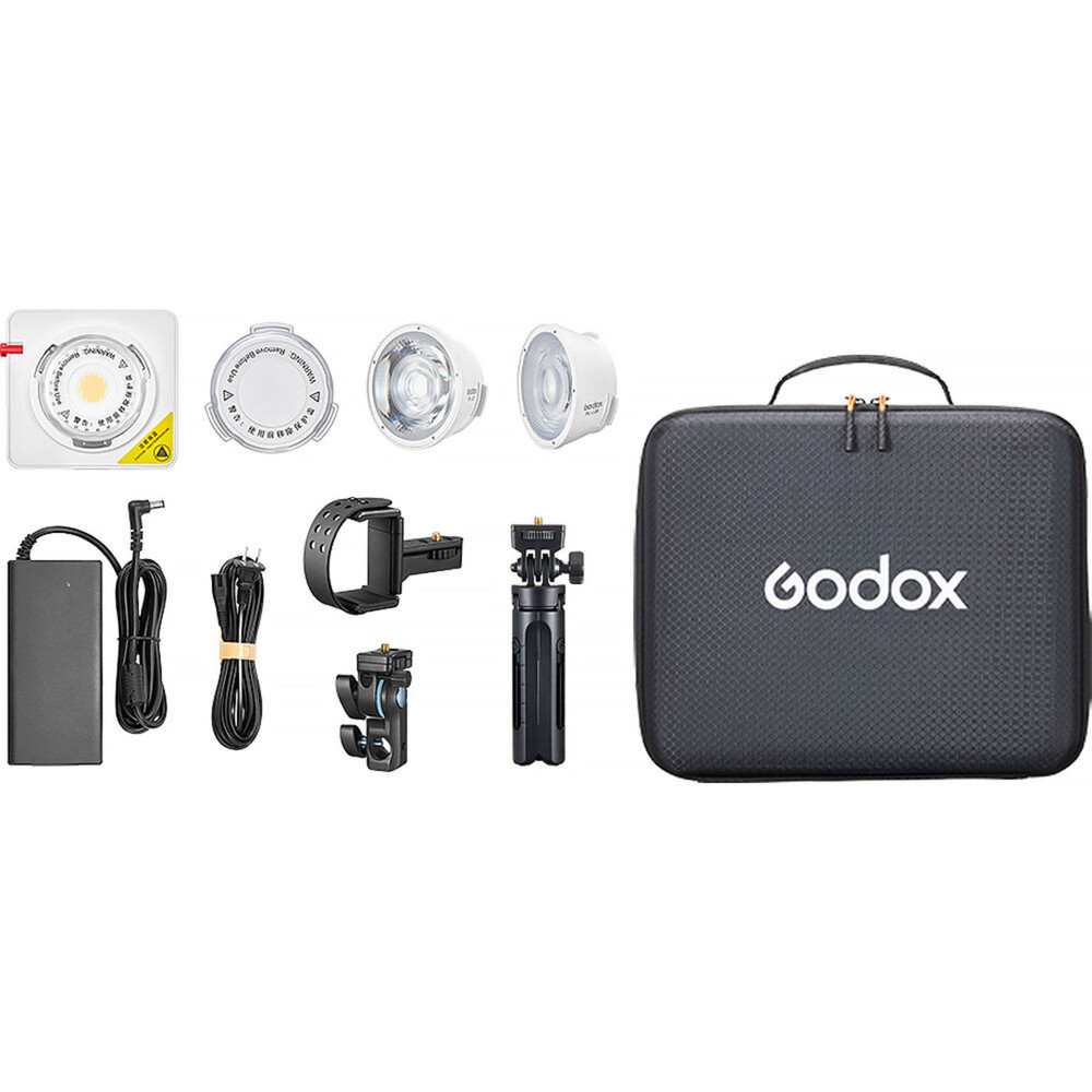 Godox ML100R RGB Portable LED Light Kit (36 Lens & NP-F Handgrip)