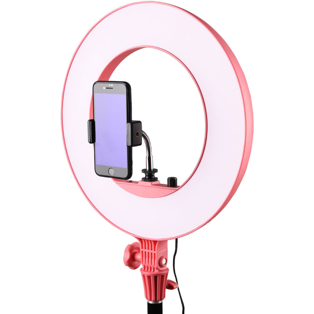 Godox LR180 LED Ring Light (Pink)
