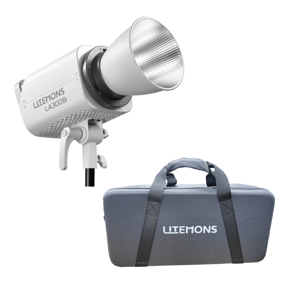 Godox Litemons LA300Bi Bi-Color LED Light Kit (White) with Carry Case