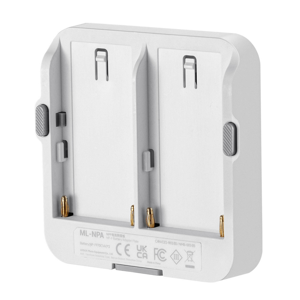 Godox NP-F Battery Adapter for ML80 and ML150 Bi-Color LED Lights