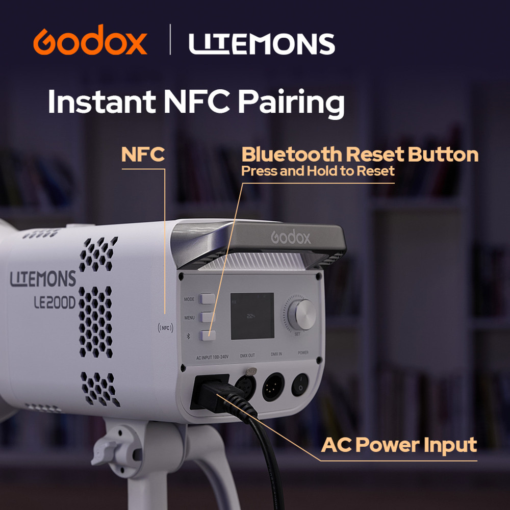 Godox Litemons 200W LED Daylight COB Light (Black)