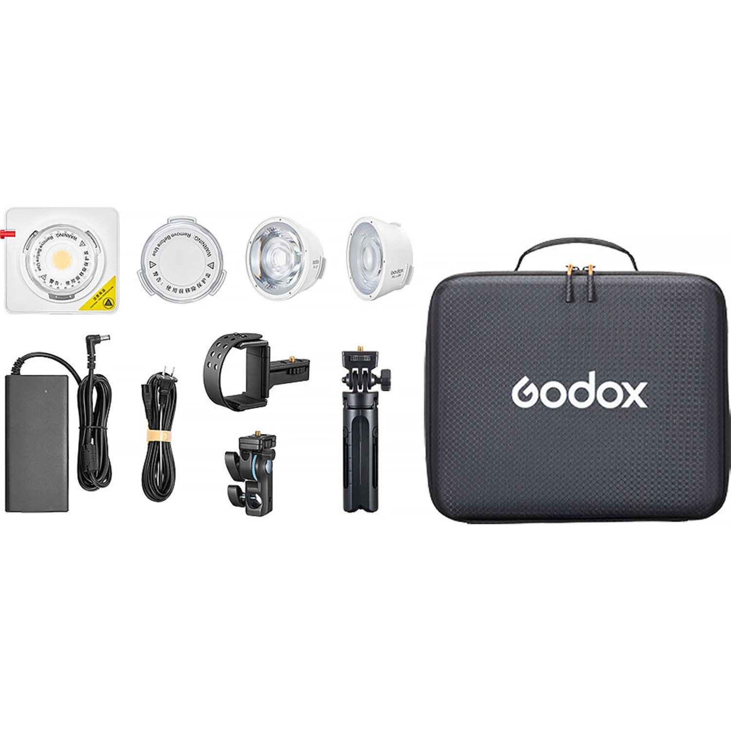 その他 GODOX ML100R Godox ML100R RGB Portable LED Light Kit (36 Lens & Power Bank Holder)