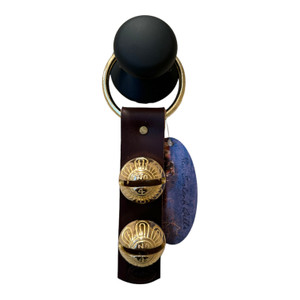 TRADITIONAL STRAP BELLS - #4 Size Bells - 2 bells on Strap