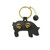 Black Leather with Brass Bells