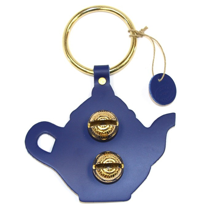 Blue with Brass Bells