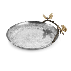 Butterfly Gingko Round Tray 