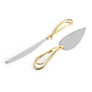 Calla Lily Cake Knife & Server Set