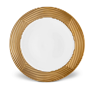 L'objet Gold Wide Rim Charger