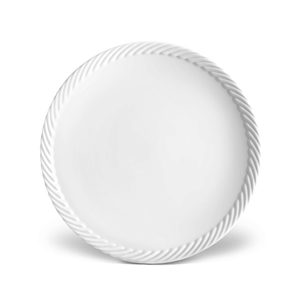 L'objet White Corde Dinner Plate