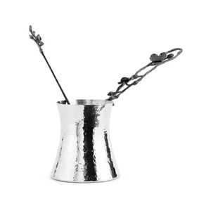Black Orchid Large Coffee Pot w/ Spoon